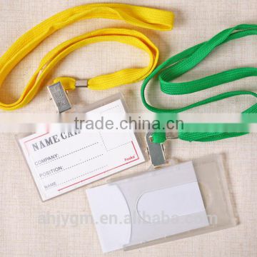 Hot Sale Hard PP Name Badge with Rope