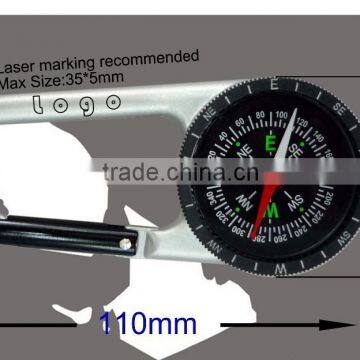 Zinc Alloy Climbing Carabiner Compass photo-3