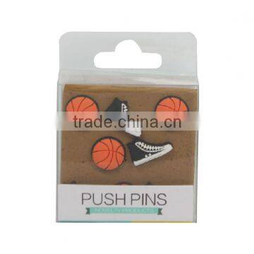 basketball shoe shaped push pins/novel pins /high quality