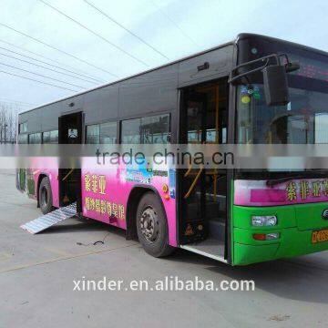 Handicap Disabled Manual Wheelchair Ramp Slope for City Bus With CE Certificate photo-6