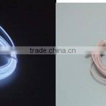 2.3mm white el Neon light/el wire