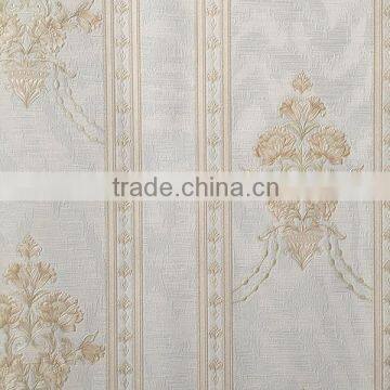 deep embossed vinyl wallpaper home decor China factory