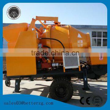 Low price hydraulic pump concrete mixer with diesel type