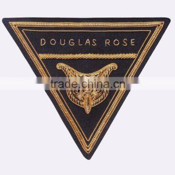Hand Embroidered Bullion Wire Badges