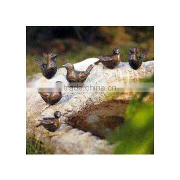 Six bird Decorative Birdbath