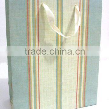 branded paper shopping gift bag