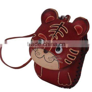 Wholesale High Quality Pure Hand-made Genuine Leathter Animal Coin Purse photo-3