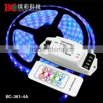 BC-361-4A RF Remote Control RGB Intellegint LED Controller for Led Strip photo-2
