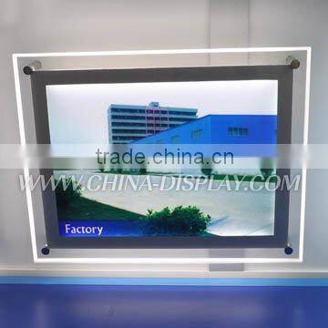 Advertising Poster Display LED Backlit Signage Photo Light Box Display photo-5