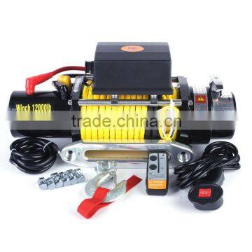 Off road recovery winches 12000lb with wireless remote 12 v or 24 volt