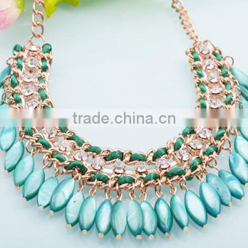 The latest fashion Pure manual coloured thread metal bracelet fashionable jewelry