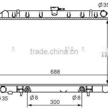 Nissan Radiator for NISSAN Bluebird