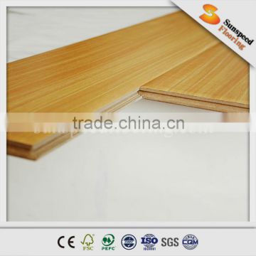 natural oak beveled painted v groove pisos laminados