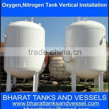 "Oxygen Nitrogen Tank Vertical Installation"