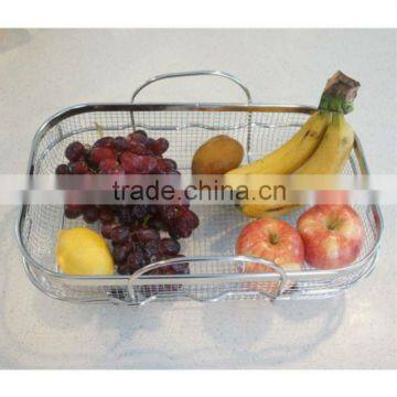 2014 China factory supply Wire Stainless Basket For Storage