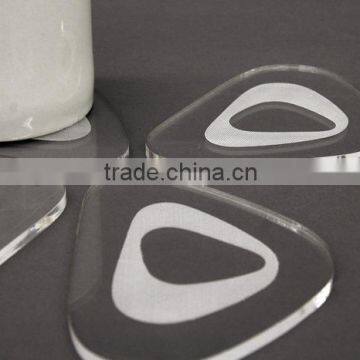 laser etched Acrylic Coasters hg140204016B