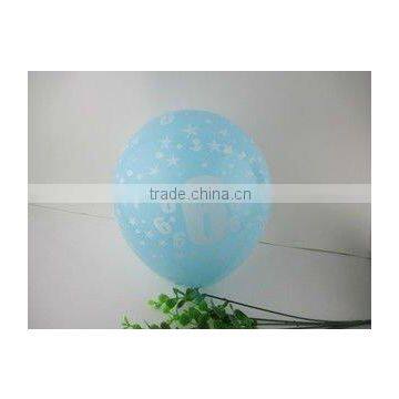 Wholesale Printed Number & Age Latex Balloons,number Age 6/6th six Birthday Mixed Latex Balloons for Birthday Party Decorations