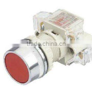 high grade 22mm 30mm flat red head momentary contact mechanical push button switch T2BFR