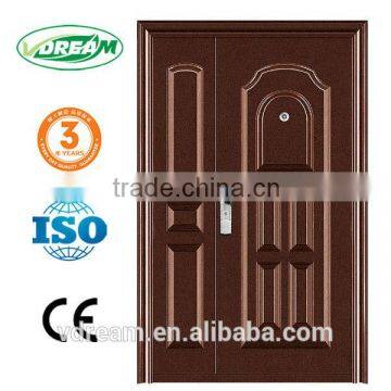 steel door with powder coating color for outside use, steel entrance door