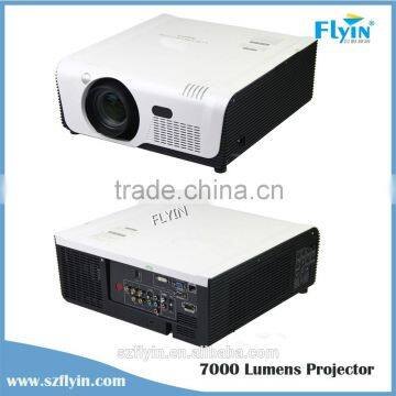 Samrt Wifi Outdoor use support edge blending for golf simulator ,Cinema,conferance 7000 ANSI Lumens Projector