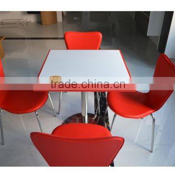 Good Design MDF Cheap Modern Solid Surface Restaurant Dining Table