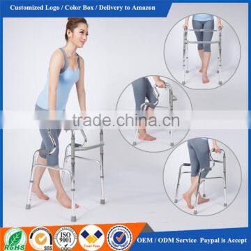 Aluminum Folding Old People Walker Walking Aids for Disabled Adult Walker photo-4