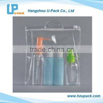 PET bottles packaging Travel Sets, travel bottle kits
