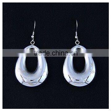 Fashion Exaggerated Big Gold Bamboo Hoop Earrings Personalized, Simple Gold Earring Designs For Women