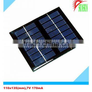 PET laminated 110x135 7V 170mA solar panel