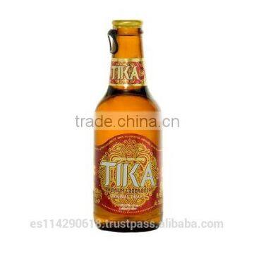 Tika Lager Beer 250ml with easy open cap 5.0% vol.alc.