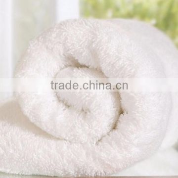 cheap plain white hand and face towel 100% cotton for wholesale