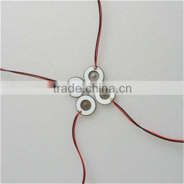 16mm factory supply piezo ultrasonic piezo ceramic pzt material support custom