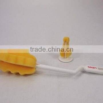 Professional Water Bottle Brush Plastic Baby Bottle Cleaning Brush With Sponge Of Bottle Brush photo-3