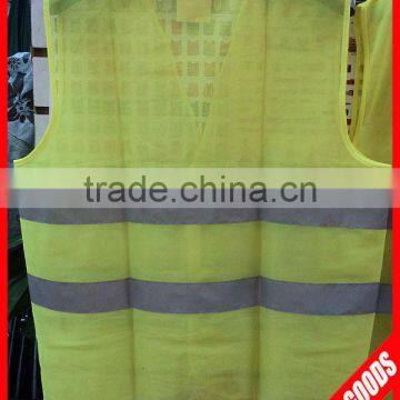 2013 hot sale fluorescent yellow safety vest