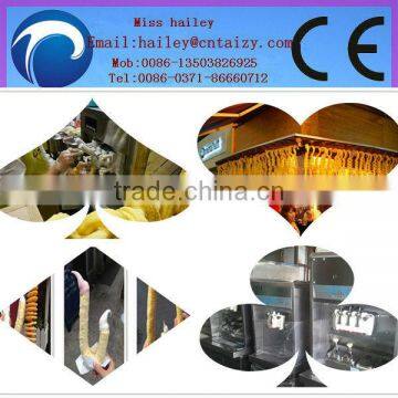 new design and popular puffed cane soft ice cream making machine