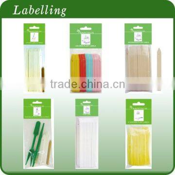 4 Inch Yellow Gardening Plastic Plant Tag Plant Label Growing Marker