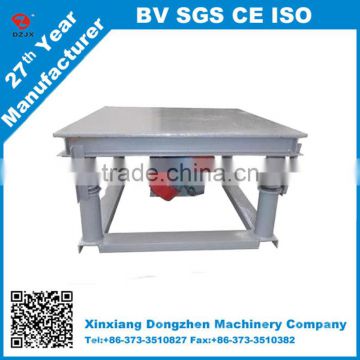 China made vibration table for concrete moulds