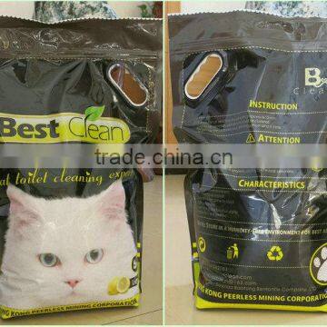 best clean brand pet cat litter bentonite cat sand