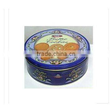 food grade round cookie tin,round cookie tin can,round cookie tin box