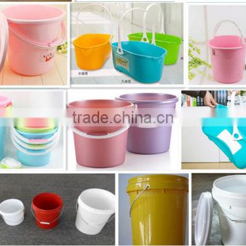 injection plastic pail with handle