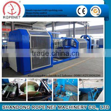 3 strands PP PE round yarn/ danline rope machine From Shandong Rope Net Machinery Vicky cell:8618253809206