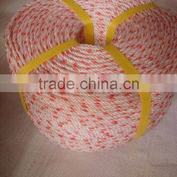 3.1mm colorful twisted (polyethylene) pe and pp rope twine with low price