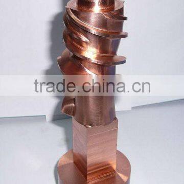 cnc Soymilk worm /4-5axis machining part/non-standardized part