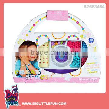 DIY handmade jewelry toy and digital children wrist watch