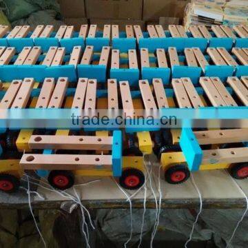 Customize Kids Disassembly Wooden DIY Toy Car Assembly photo-5