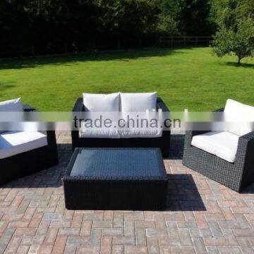 4 piece outdoor garden patio aluminum rattan wicker sofa furniture set