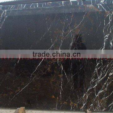 NATURAL BLACK AND GOLD (MICHAELANGELO) MARBLE SLABS photo-2