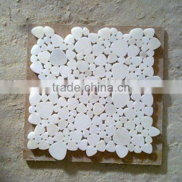 Marble tile mosaic