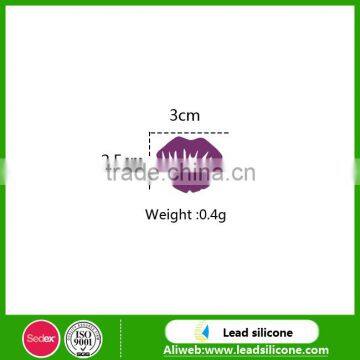 Novelty Sexy Lips Silicone Wine Glass Marker Silicone Wine Charms Silicone Bottle Charms Bottle Marker photo-3