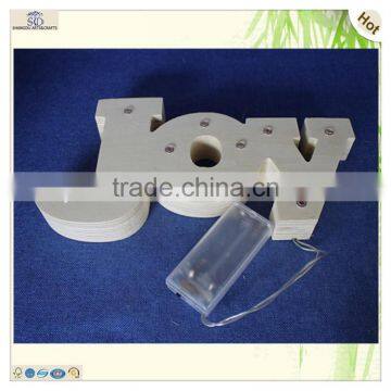 Festival Christmas New Year Home Decoration Led Wooden Craft photo-3